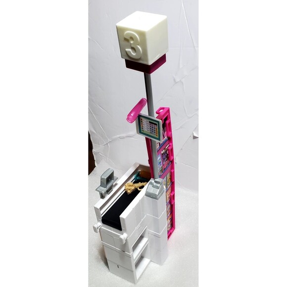 ​Barbie Supermarket Set w/ Doll, Working Features and 25 Pieces! Complete Set - Picture 9 of 16